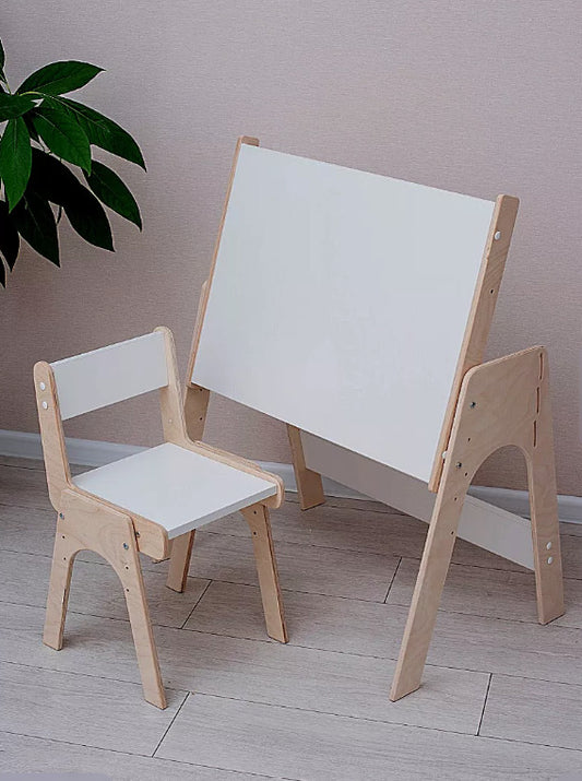 Sedia e tavolo (scrivania) per bambini in crescita