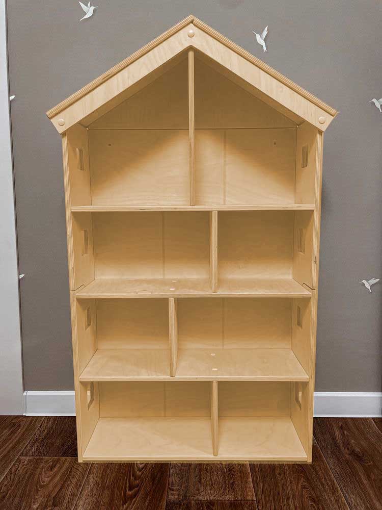 Scaffale per Bambini in Legno TULEI Libreria e Armadio per Abiti