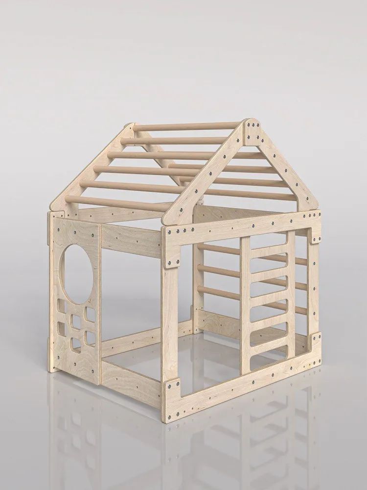Complesso Sportivo in Legno per Bambini