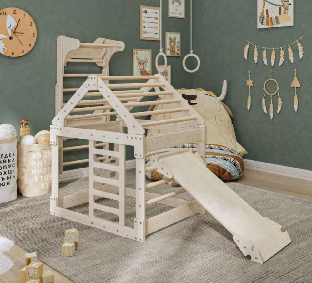 Complesso Sportivo in Legno per Bambini