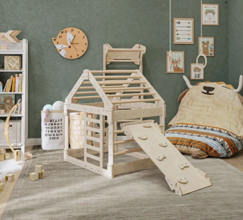 Complesso Sportivo in Legno per Bambini