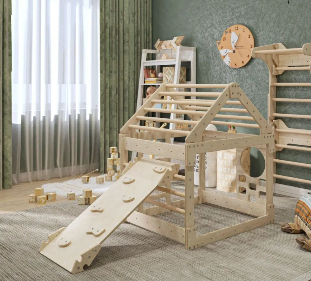 Complesso Sportivo in Legno per Bambini