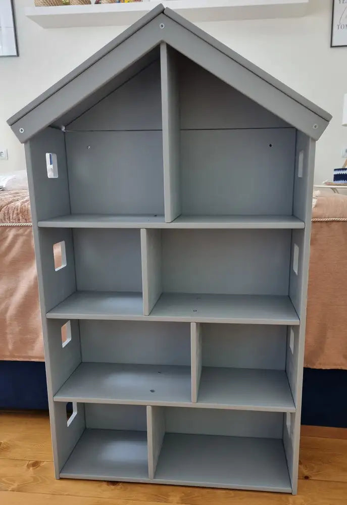 Scaffale per Bambini in Legno TULEI Libreria e Armadio per Abiti