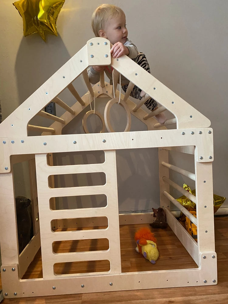 Complesso Sportivo in Legno per Bambini