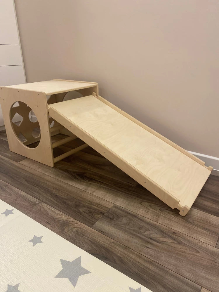 Complesso di Gioco per Bambini - Cubo Pikler e Montessori
