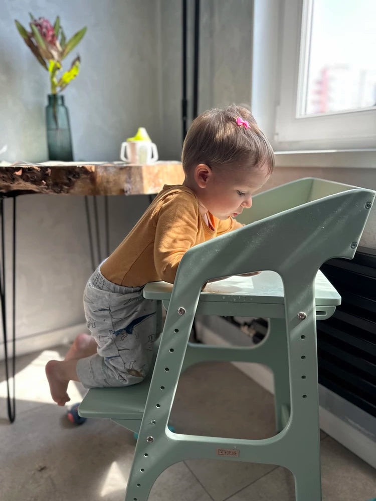 Seggiolone per Bambini Regolabile e Sicuro